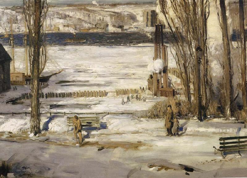 George Wesley Bellows A Morning Snow Germany oil painting art